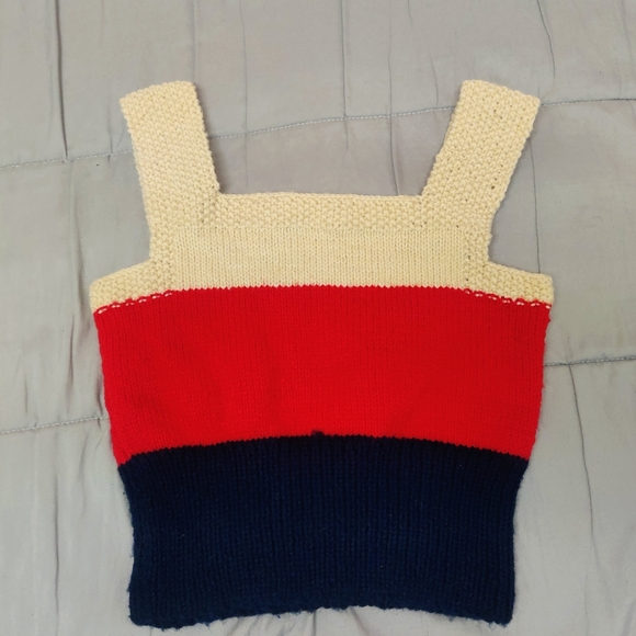Hand Knitted Crop Top - Picture 2 of 2